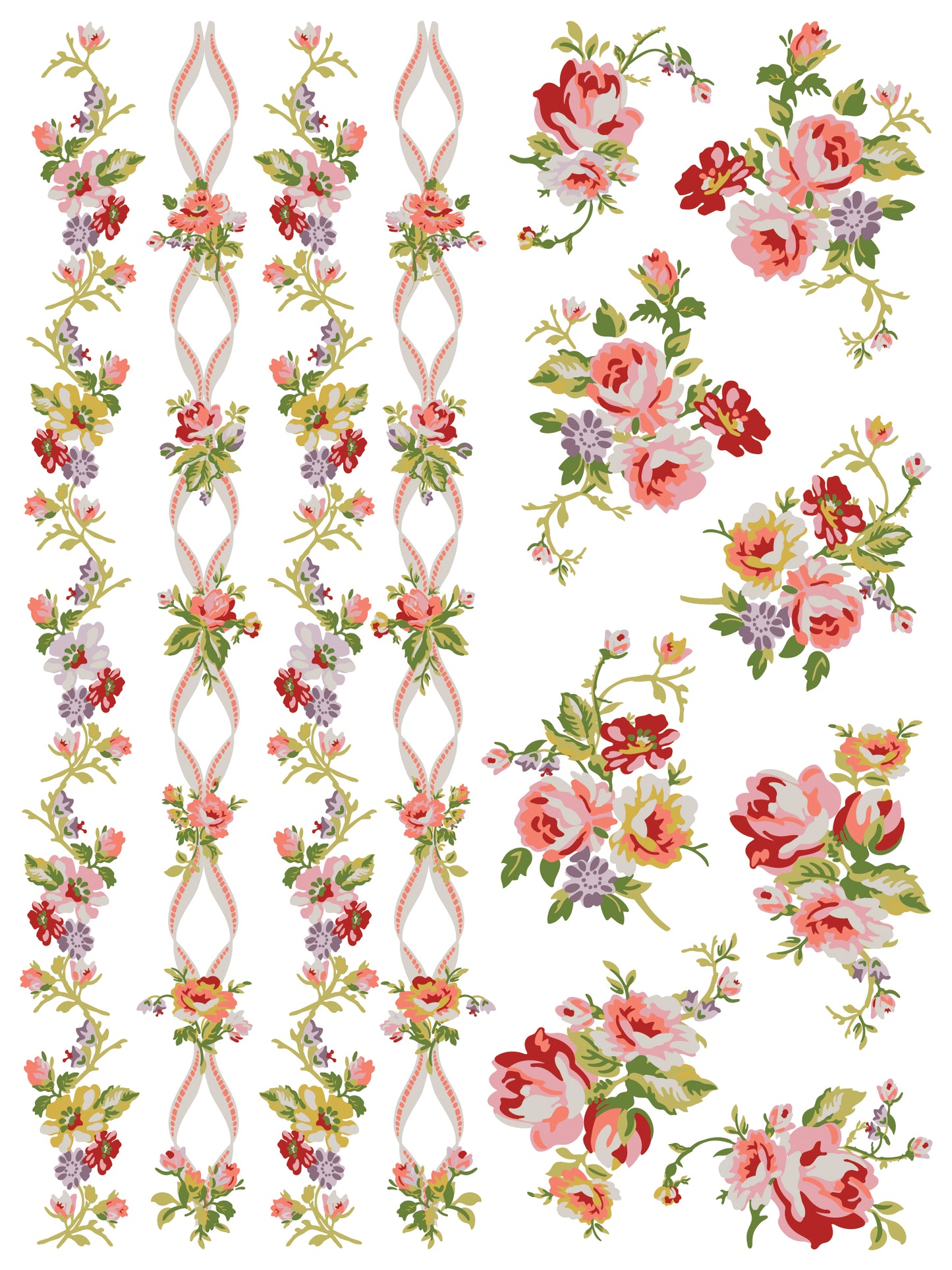 Iron Orchid Designs - Ditsy Blooms - Paint Inlay