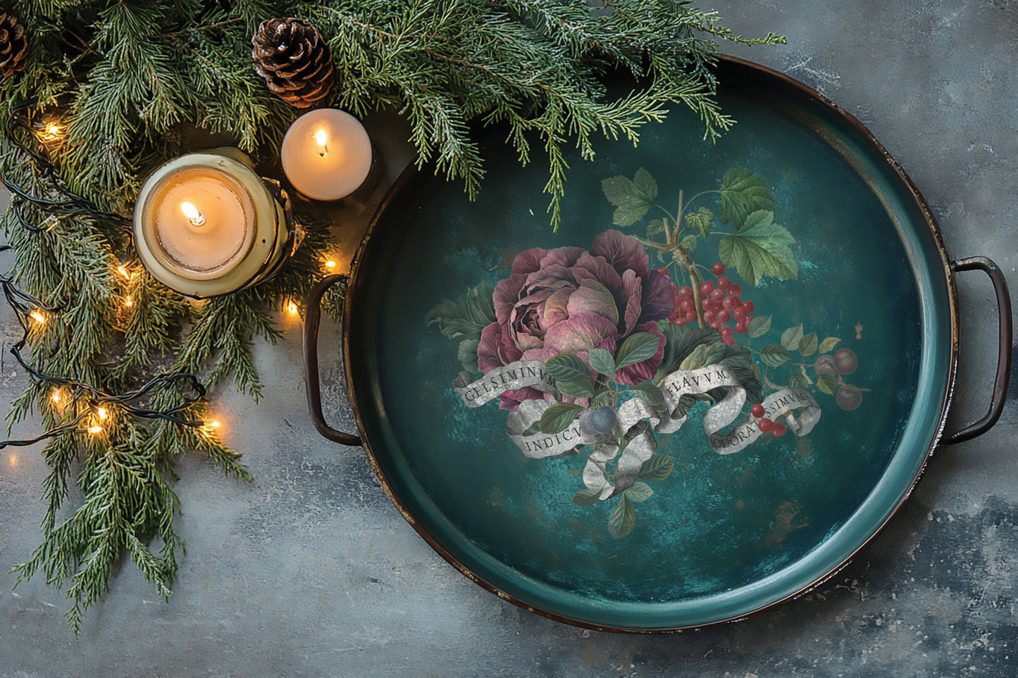 Iron Orchid Designs - Clementine - Furniture Decor Transfer Pad ***Limited Edition***