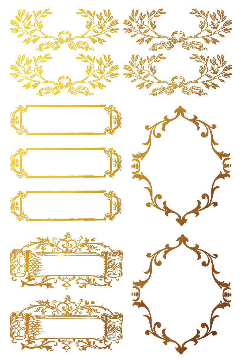 Iron Orchid Designs - Petits Ornements - Foil Transfer Pad