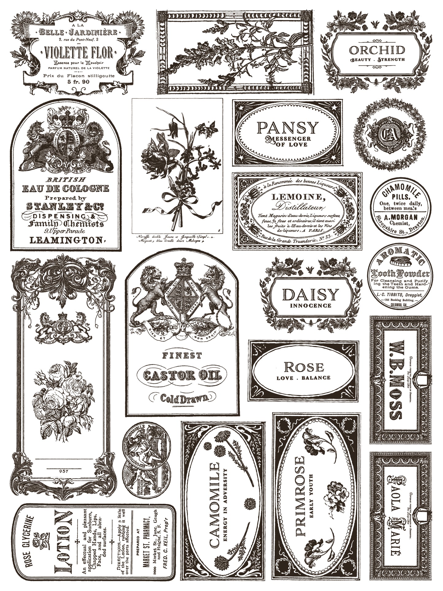 Iron Orchid Designs - Floriography - Paint Inlay