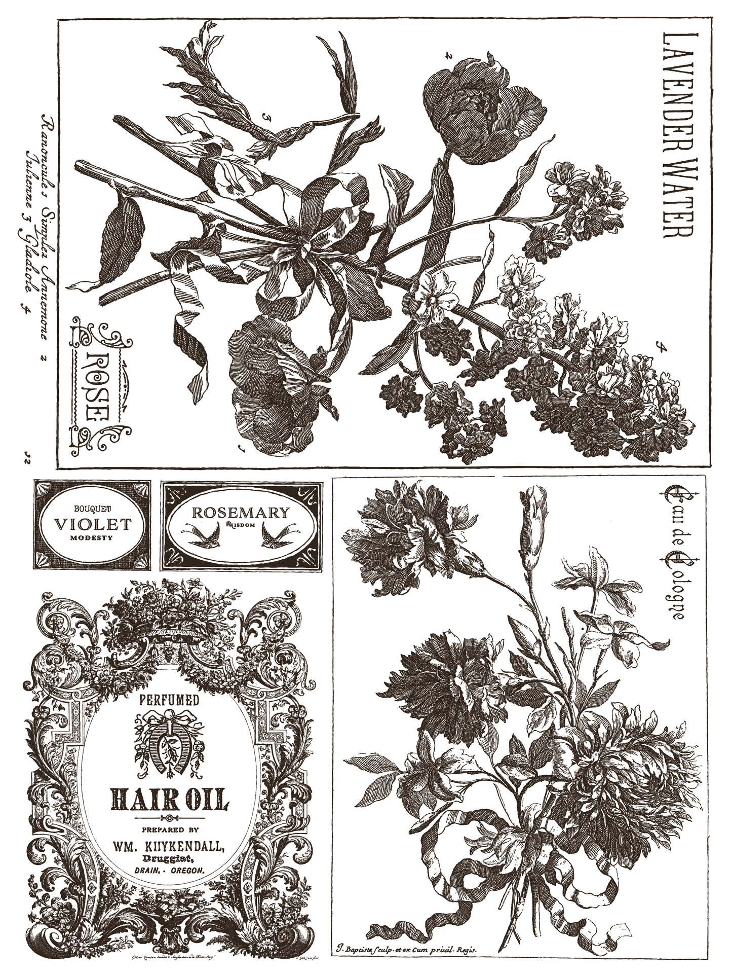 Iron Orchid Designs - Floriography - Paint Inlay