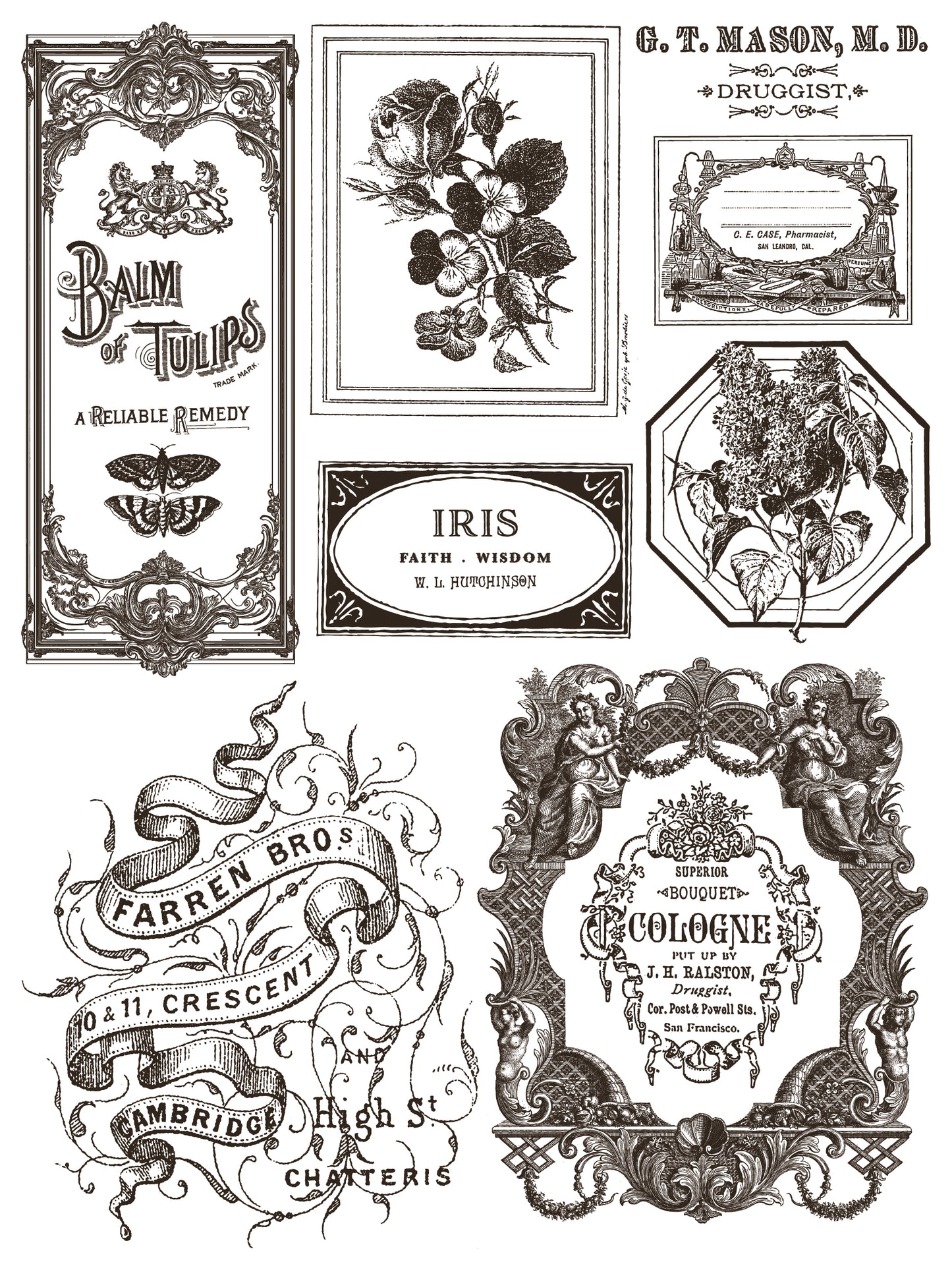 Iron Orchid Designs - Floriography - Paint Inlay
