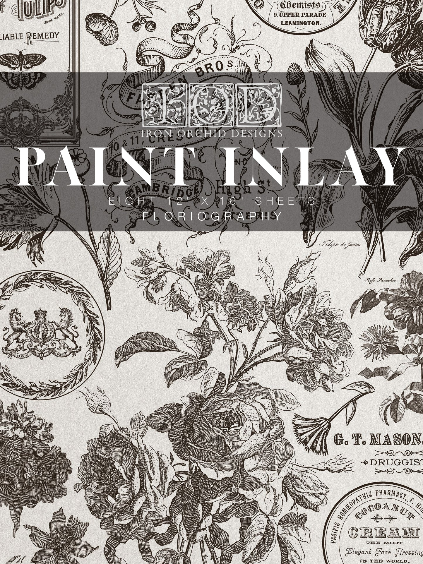 Iron Orchid Designs - Floriography - Paint Inlay