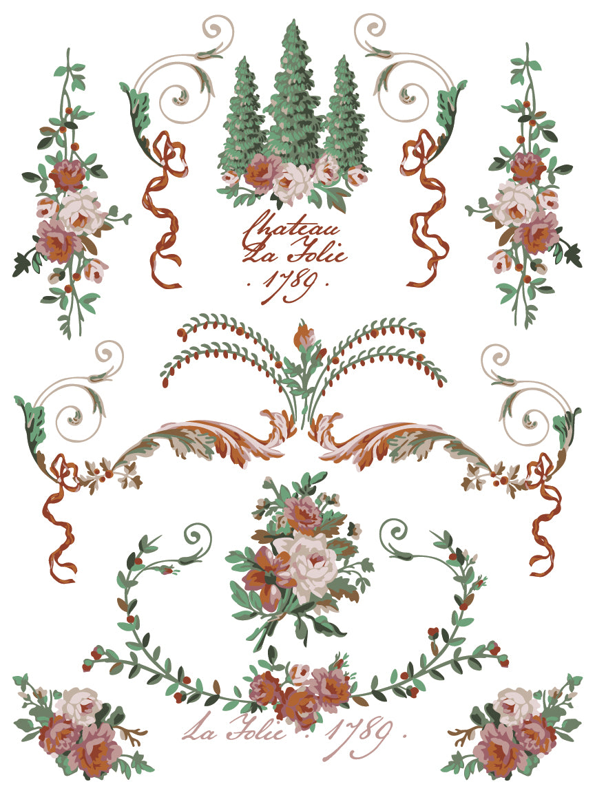 Iron Orchid Designs - La Folie - Paint Inlay - ***Limited Edition***