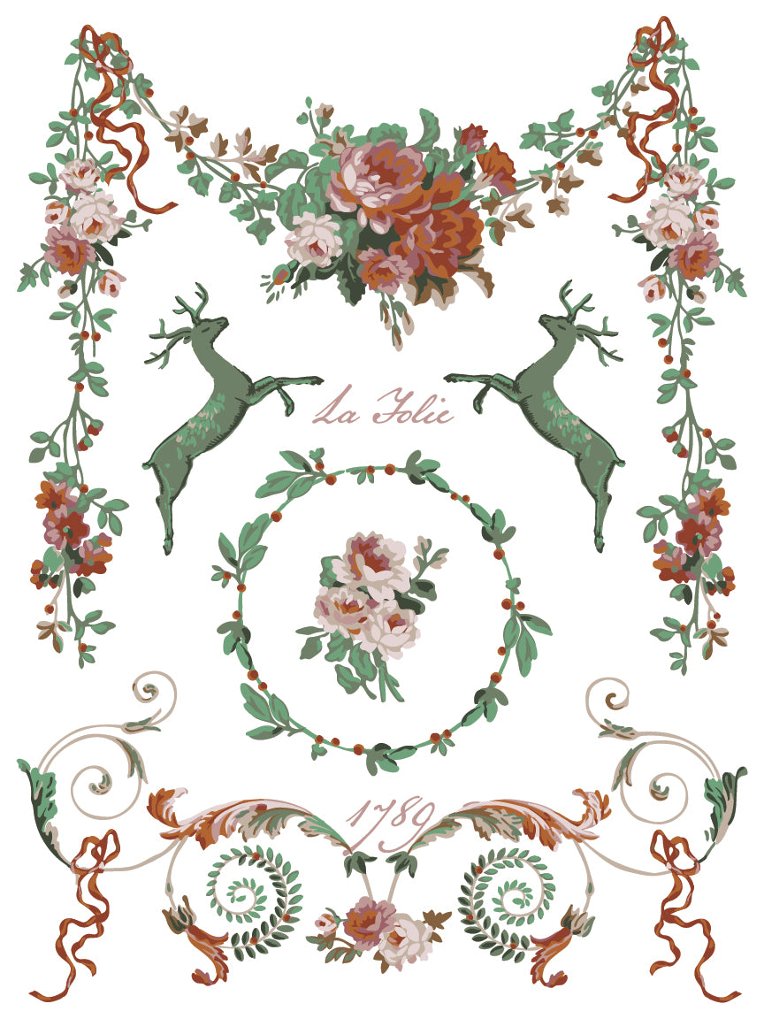 Iron Orchid Designs - La Folie - Paint Inlay - ***Limited Edition***