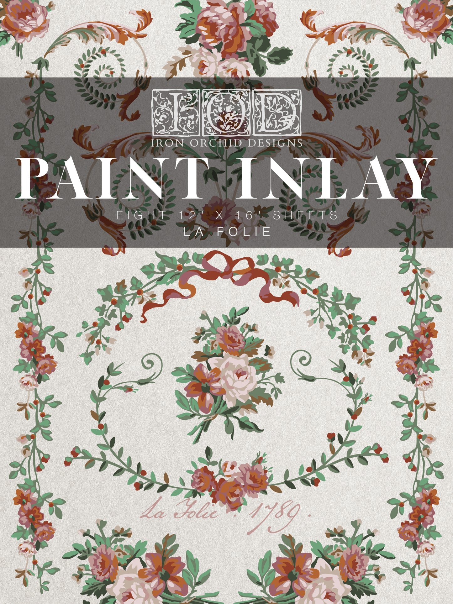 Iron Orchid Designs - La Folie - Paint Inlay - ***Limited Edition***