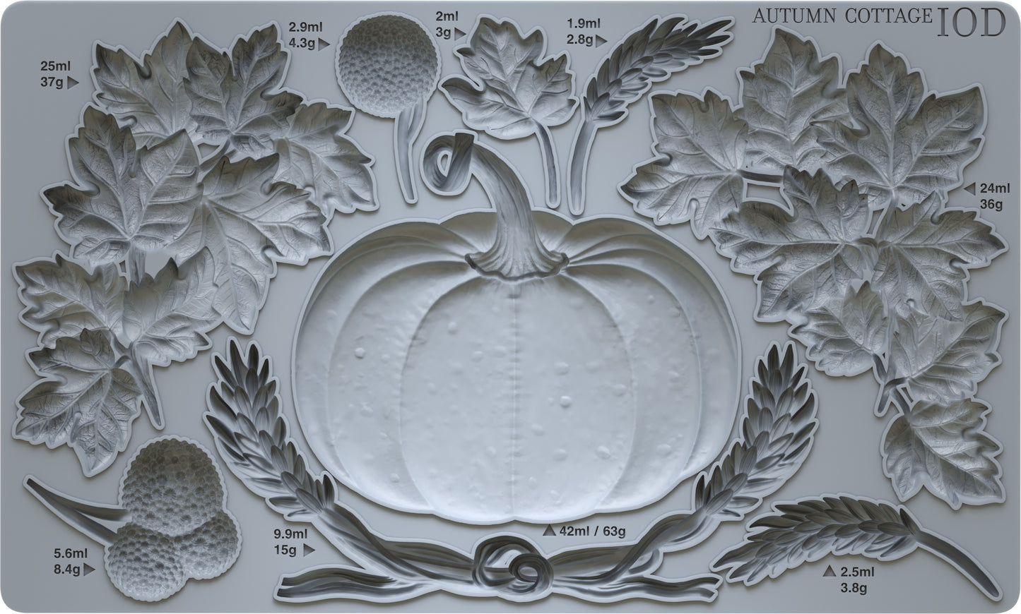 Iron Orchid Designs - Mould - Autumn Cottage **Limited Edition**