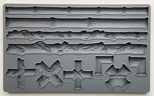 Iron Orchid Designs - Mould - Faux Bois ***RETIRED NO RESTOCK***