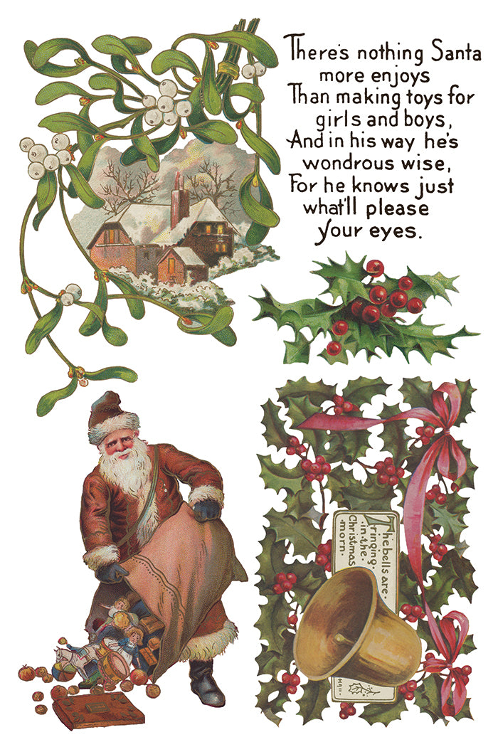 Iron Orchid Designs - Christmas Joy - Furniture Decor Transfer Pad ***Limited Edition***