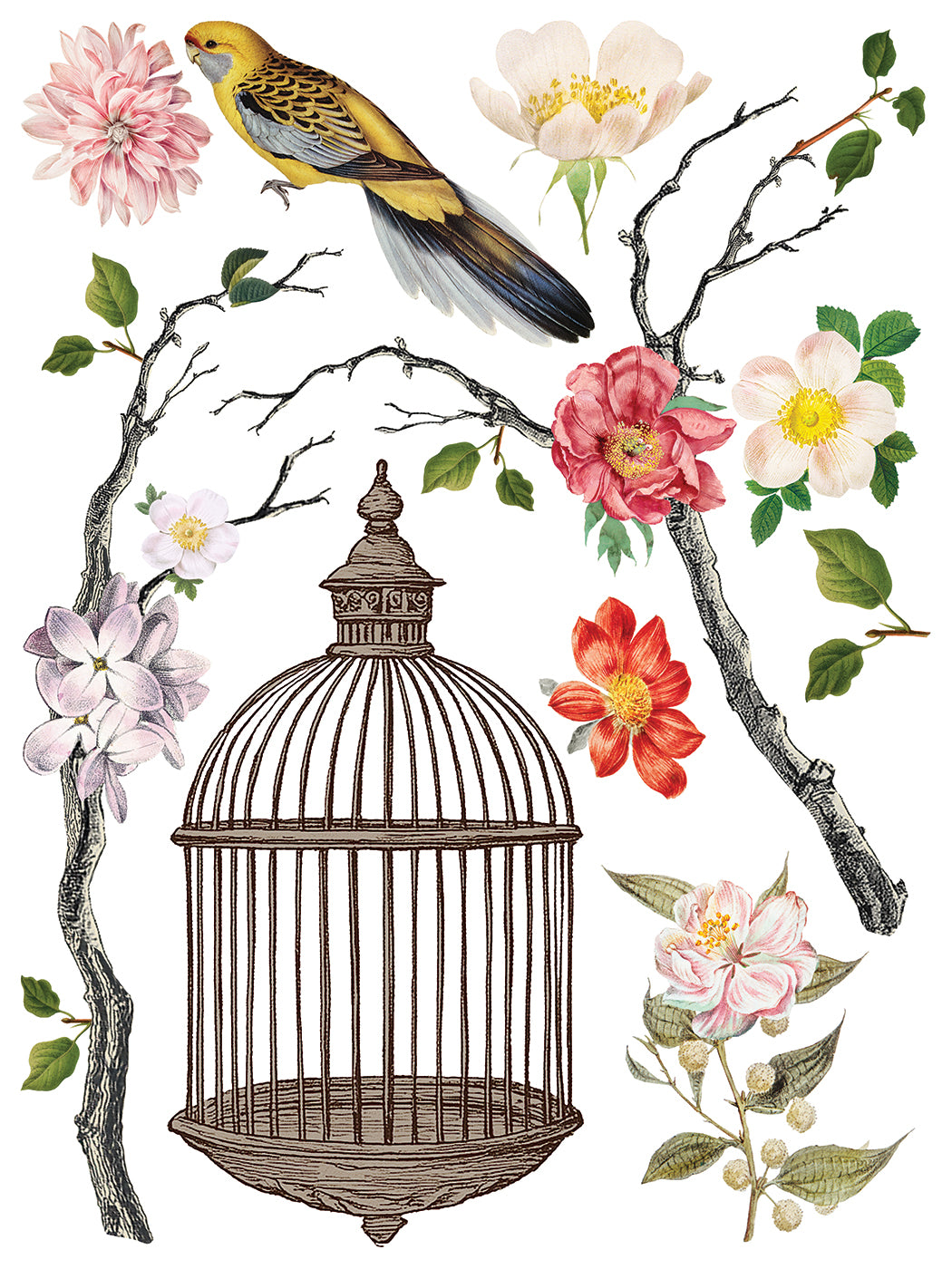 Iron Orchid Designs - Menagerie - Furniture Decor Transfer Pad