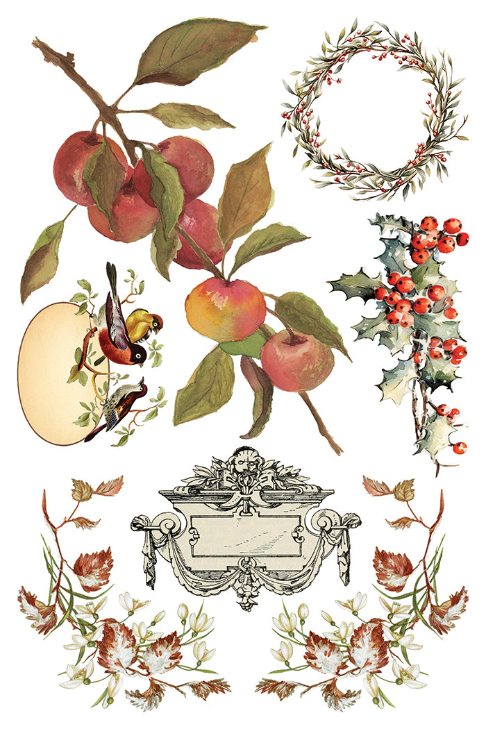 Iron Orchid Designs - Santa's Hollow - Furniture Decor Transfer Pad ***Limited Edition***