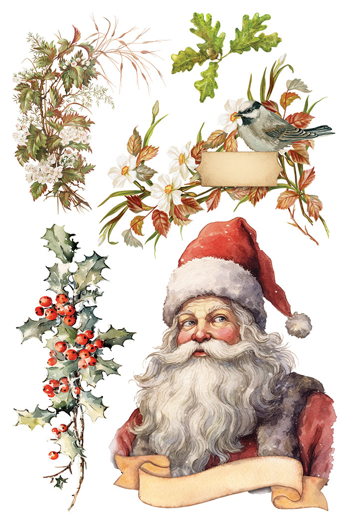 Iron Orchid Designs - Santa's Hollow - Furniture Decor Transfer Pad ***Limited Edition***