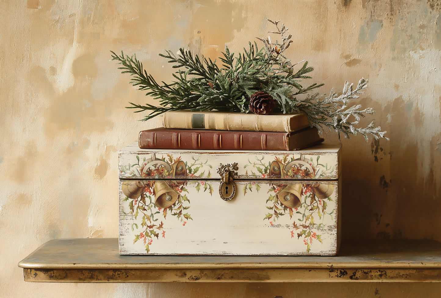 Iron Orchid Designs - Santa's Hollow - Furniture Decor Transfer Pad ***Limited Edition***