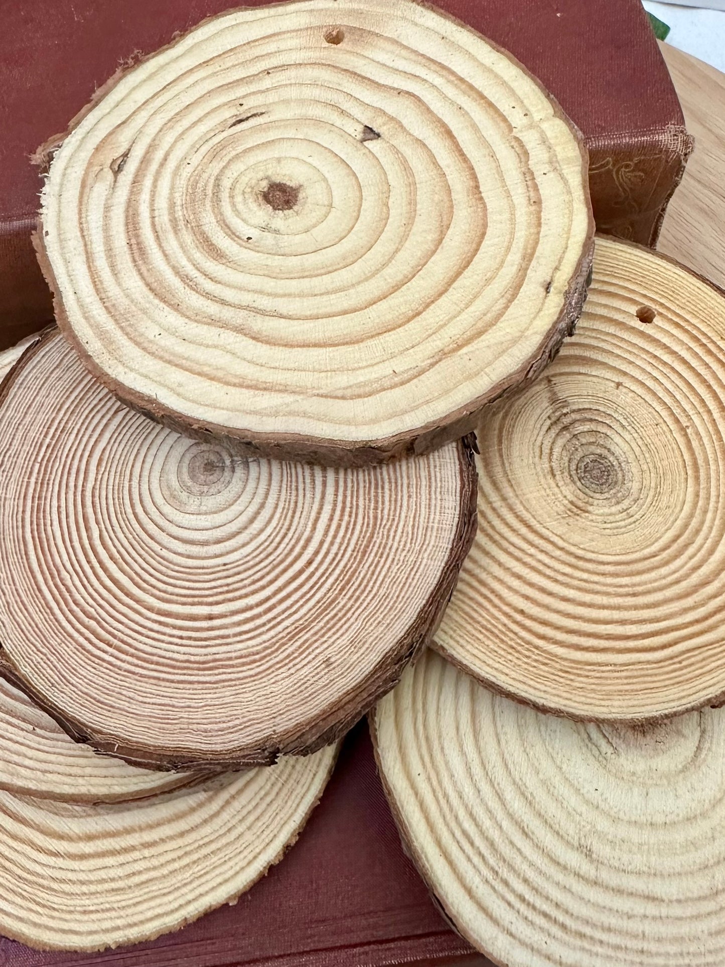 Rustic Log Slices
