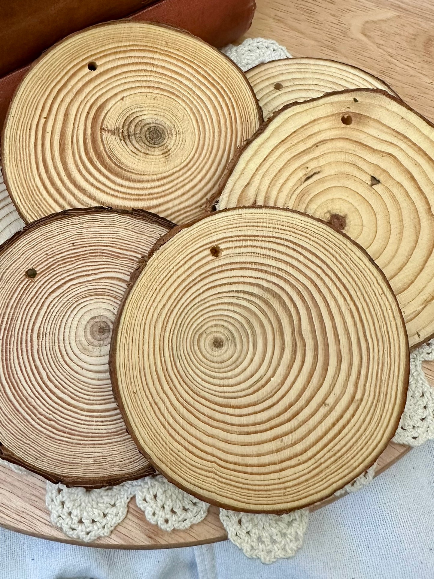 Rustic Log Slices