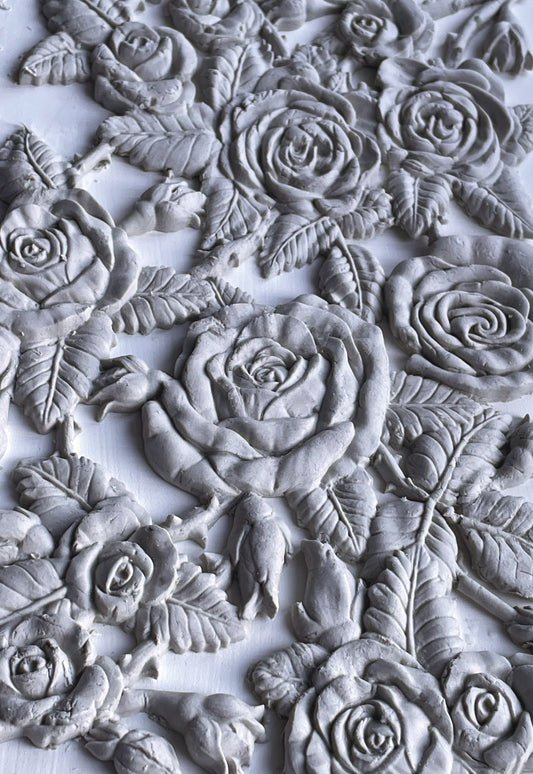 Iron Orchid Designs Juliette white castings made from clay