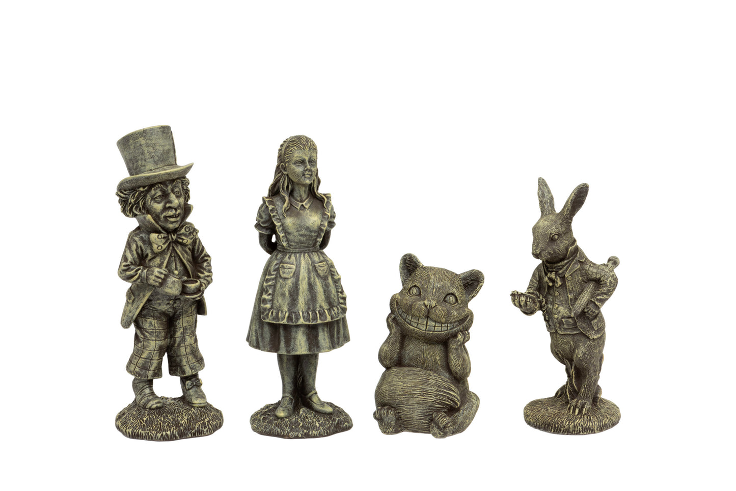 Alice in Wonderland Figures - set of 4