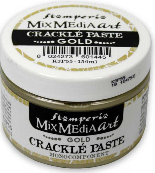 Crackle Paste in Gold 150 ml - Stamperia - (Monocomponent)