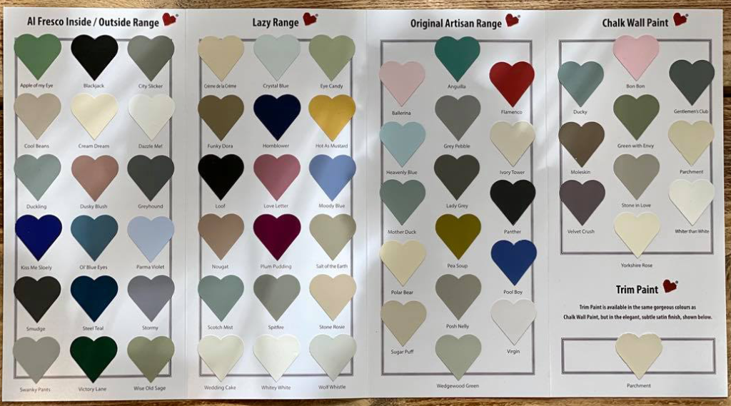 Frenchic Paint Colour Chart