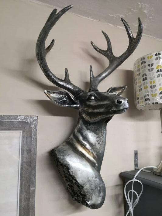Silver Stag's Head