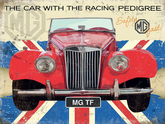 MG Pedigree Metal Sign