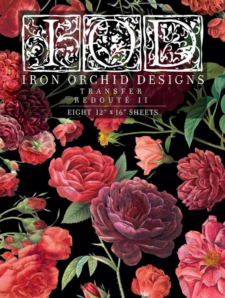 Iron Orchid Designs Midnight Garden | IOD Transfer