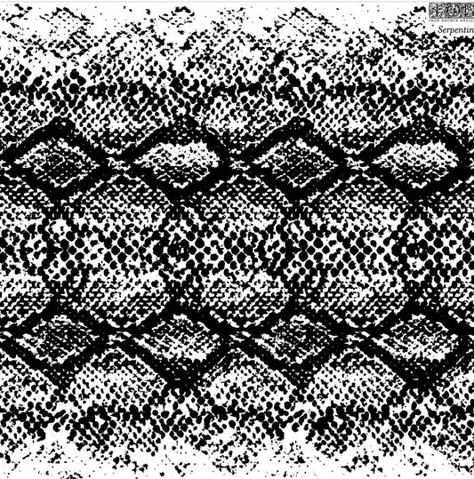 Iron Orchid Designs Serpentine snakeskin 12" x 12" stamps