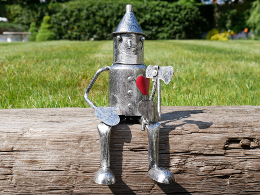 Tin Man Sitting - 21cm Tall