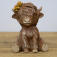 Highland Cow Sitting