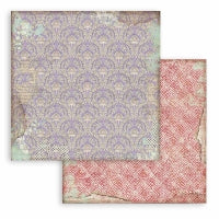 Alice Scrapbooking Pad Backgrounds Selection - Stamperia - 20cm x 20cm 8" x 8" (Small)