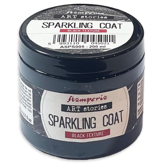 Black Sparkling Coat 200 ml - Stamperia