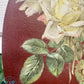 Close up image of crackle effect on hnad painted floral hanger/hook