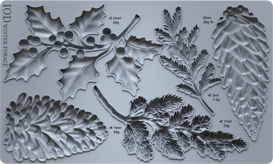 Iron Orchid Designs - Mould - Winter Forage - Christmas 2025 ***Limited Edition***