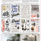 Iron Orchid Designs - Home Sweet Home - Furniture Decor Transfer Pad