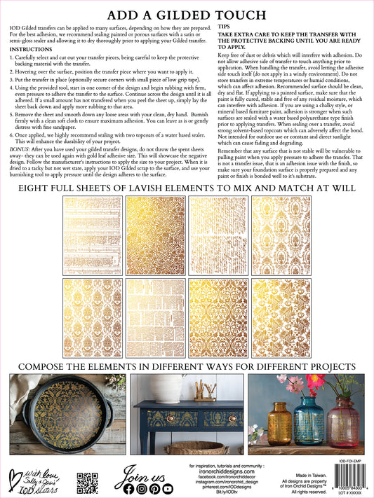 Iron Orchid Designs - Emporium - Foil Transfer Pad