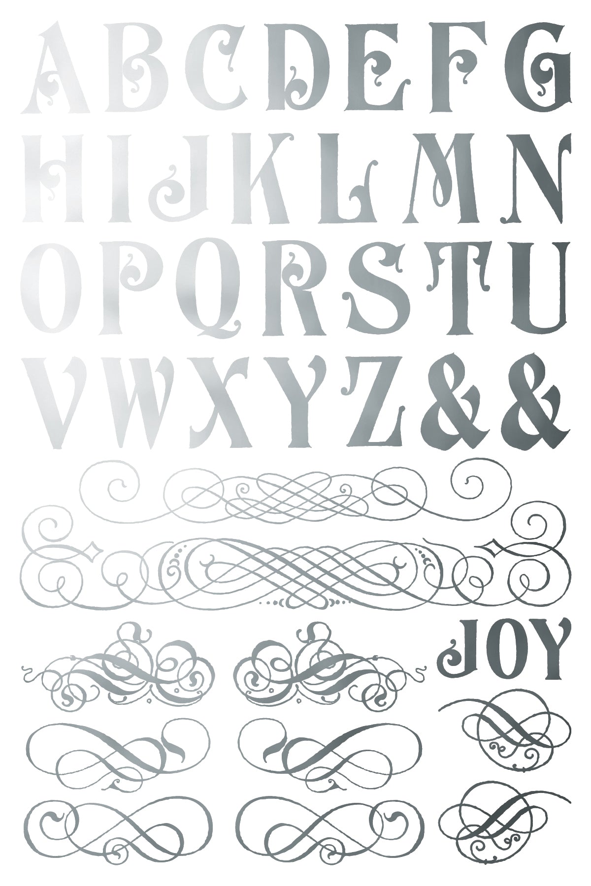 Iron Orchid Designs - Figgy & Flourish - Foil Transfer Pad Christmas 2025 ***Limited Edition***