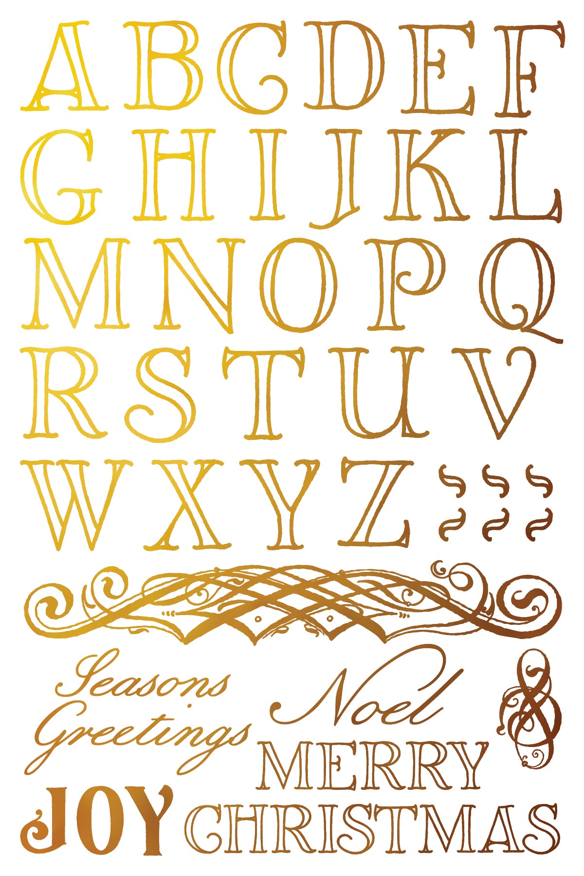Iron Orchid Designs - Figgy & Flourish - Foil Transfer Pad Christmas 2025 ***Limited Edition***