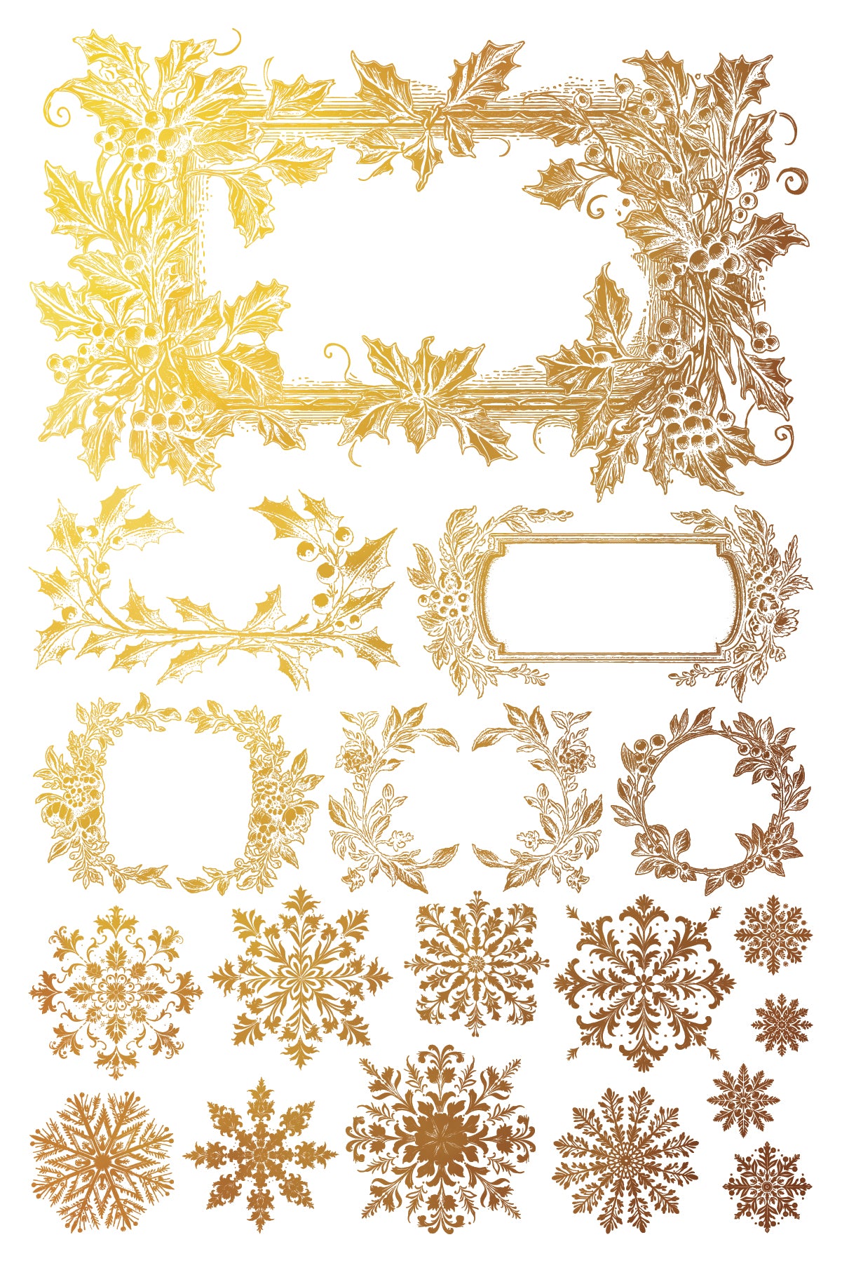 Iron Orchid Designs - Tinsel - Foil Transfer Pad ***Limited Edition***