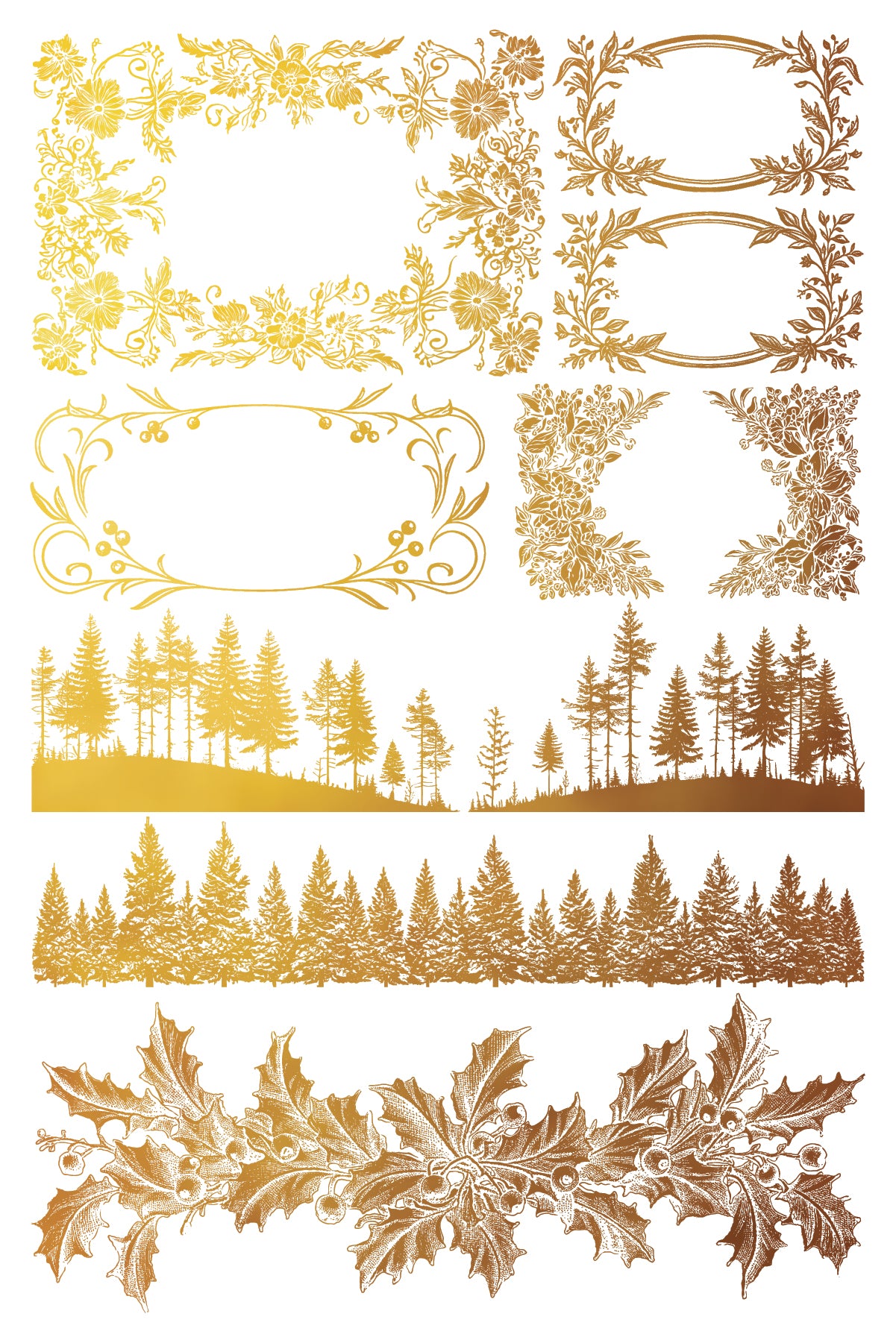 Iron Orchid Designs - Tinsel - Foil Transfer Pad ***Limited Edition***