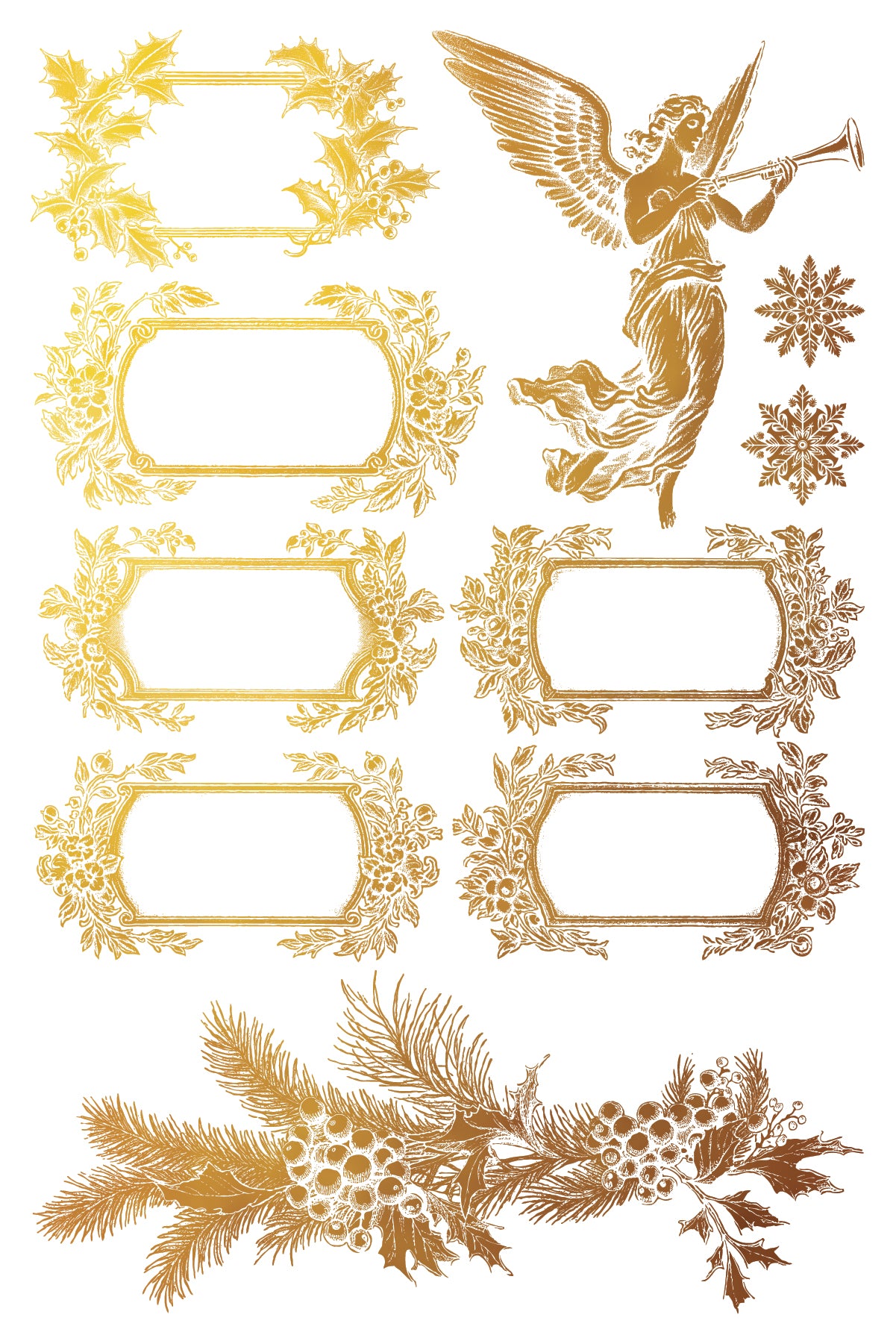 Iron Orchid Designs - Tinsel - Foil Transfer Pad ***Limited Edition***