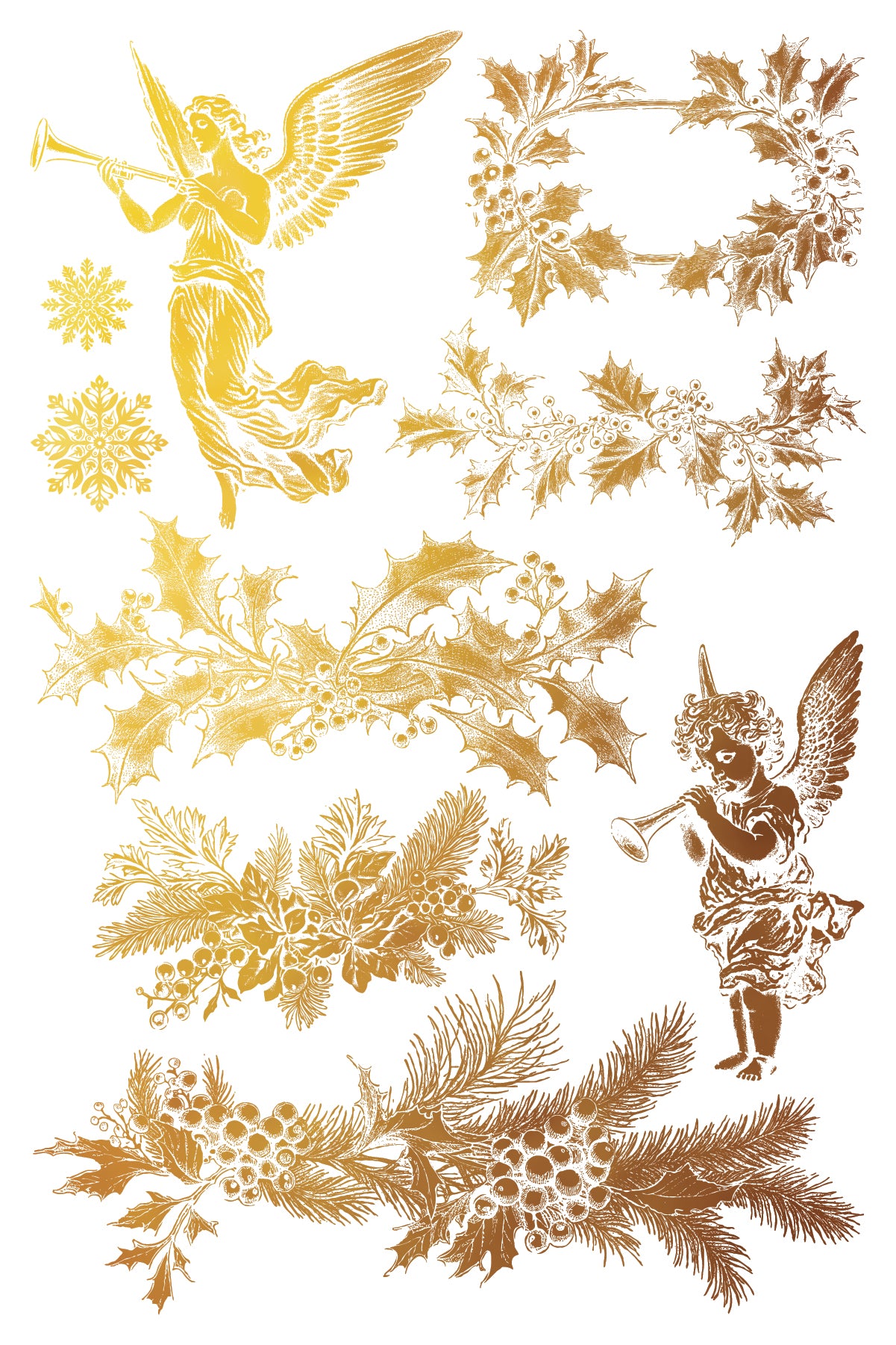 Iron Orchid Designs - Tinsel - Foil Transfer Pad ***Limited Edition***