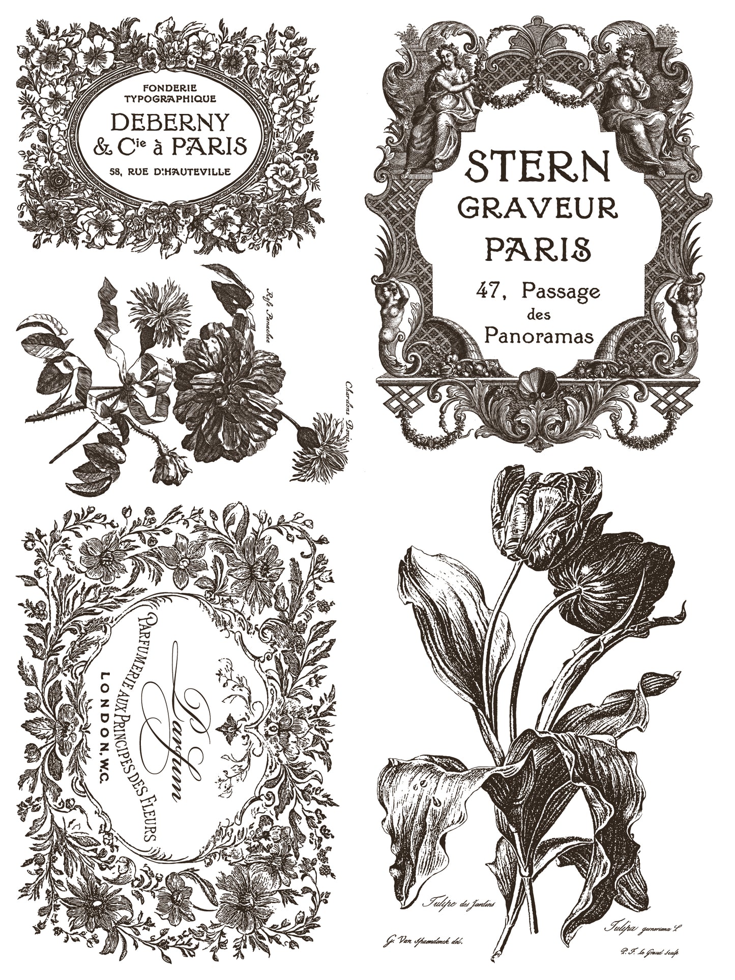 Iron Orchid Designs - Floriography - Paint Inlay