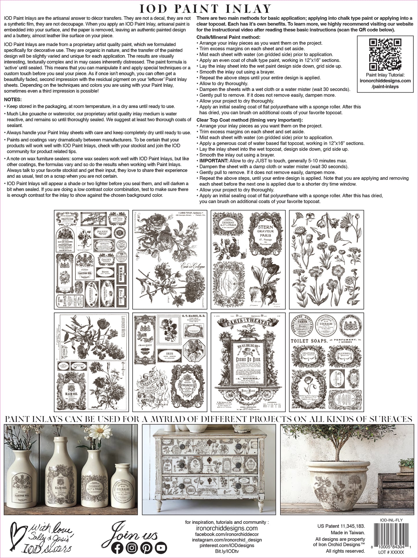 Iron Orchid Designs - Floriography - Paint Inlay