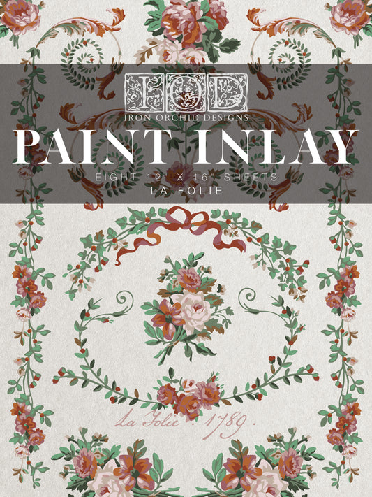 Iron Orchid Designs - La Folie - Paint Inlay - ***Limited Edition***