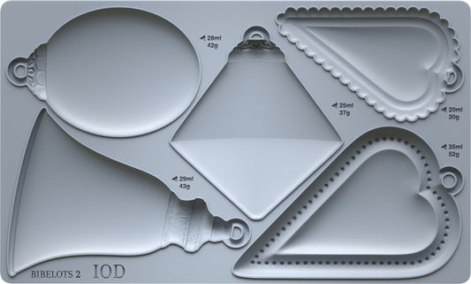 Iron Orchid Designs - Mould - Bibelots 2 - Christmas 2025 ***Limited Edition***
