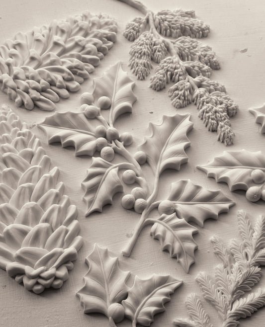 Iron Orchid Designs - Mould - Winter Forage - Christmas 2025 ***Limited Edition***