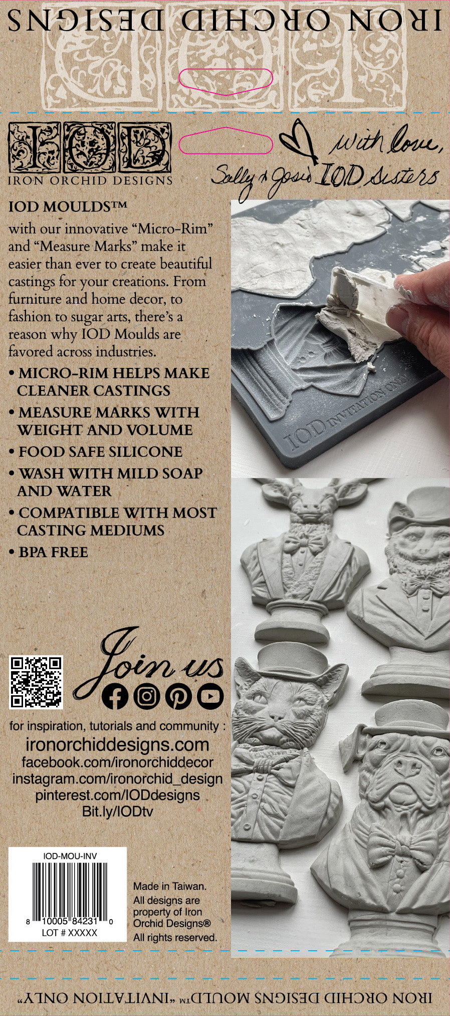 Iron Orchid Designs - Mould - Invitation Only
