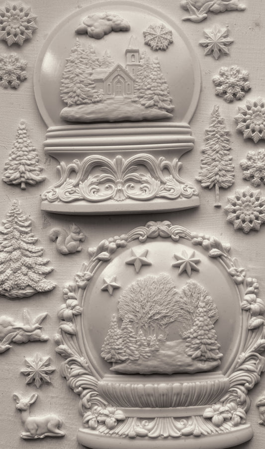 Iron Orchid Designs - Mould - Snow Globes - Christmas 2025 ***Limited Edition***