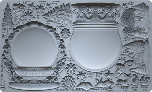 Iron Orchid Designs - Mould - Snow Globes - Christmas 2025 ***Limited Edition***