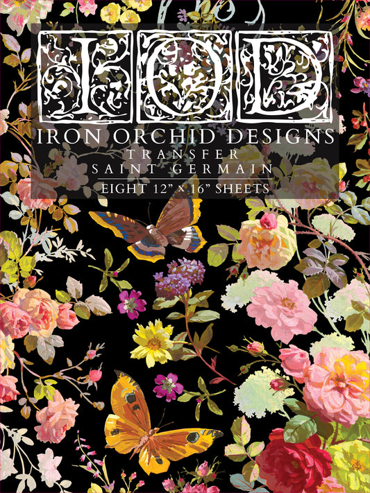 Iron Orchid Designs - Saint Germain - Furniture Decor Transfer Pad ***BACK IN STOCK SOON***